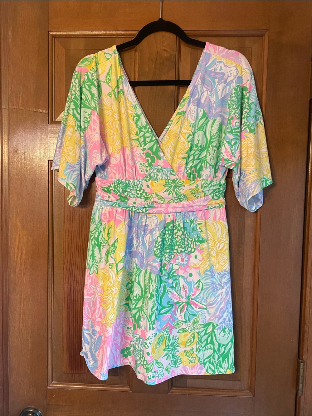 NWT Lilly Pulitzer Parigi Romper ~Bright Delight Patch Size Small - Picture 2 of 5